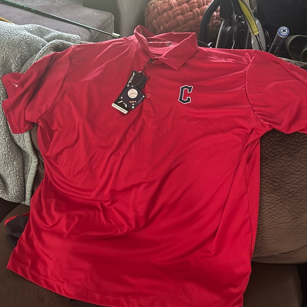 Cleveland Guardians XXL Antigua golf polo